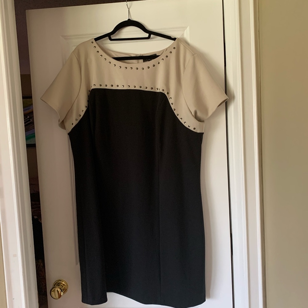 Short Sleeve Shift Dress by LUX II Woman
